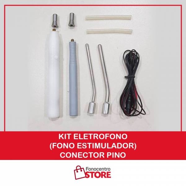 Kit EletroFono (Fono Estimulador) - Conector Pino